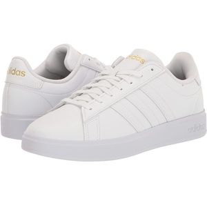 Adidas White Tennis Sneakers, women’s shoes size 7, Like-New